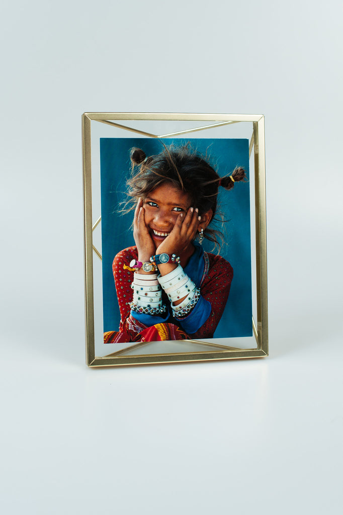 Geometric Metal Picture Frame