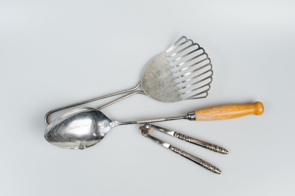 Trio of Vintage Kitchen Utensils